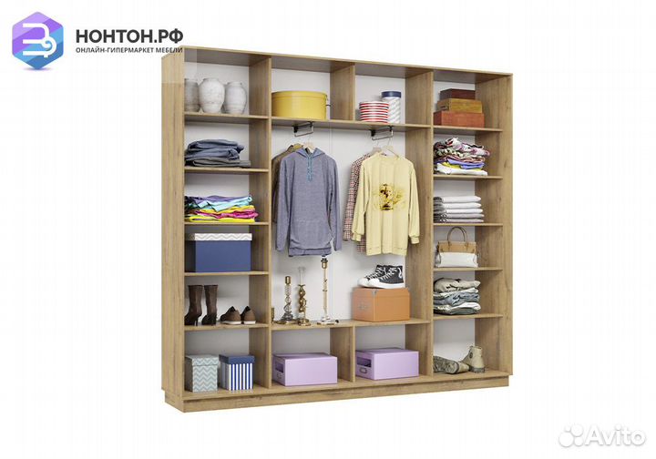 Шкаф-купе трёхдверный Прима бунратти