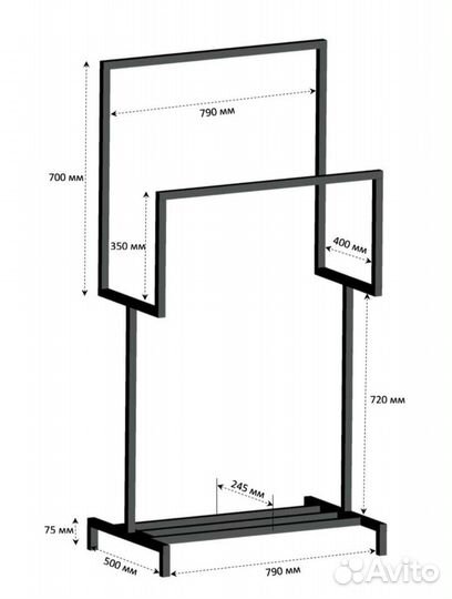 Вешалка напольная