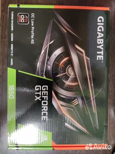 Видеокарта Gigabyte gtx 1650 Low Profile 4 OC