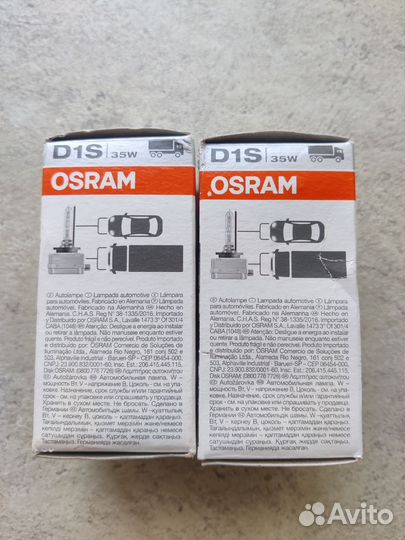 Ксеноновые лампы osram d1s 35w