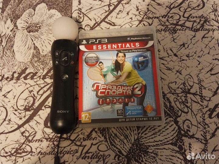 Диск на ps3 с контролером (move)