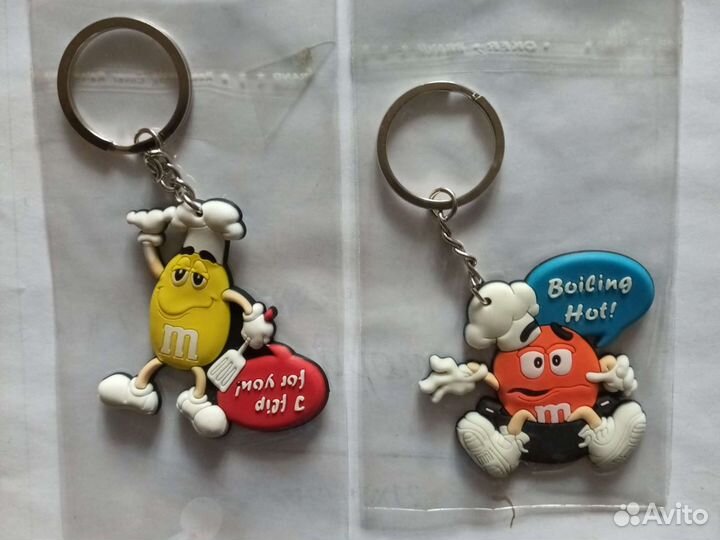 M M коллекционные брелоки и мягкие