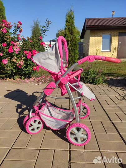 Коляска трансформер 2 в 1 для кукол