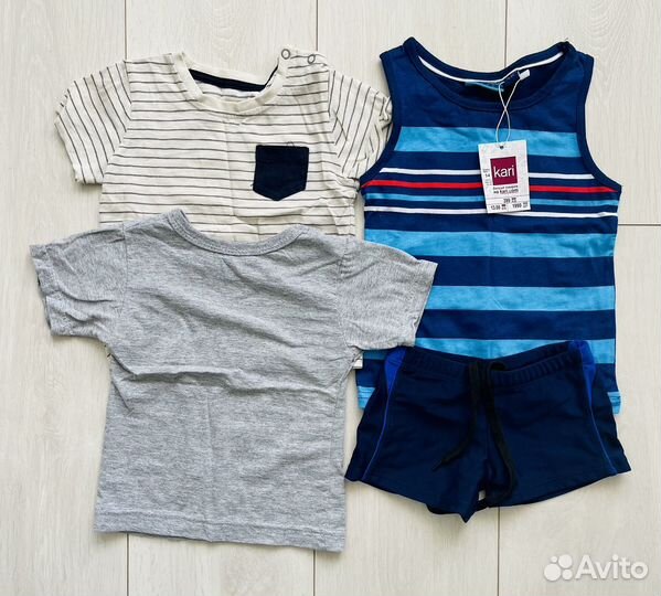 Одежда пакетом для мальчика 74-80