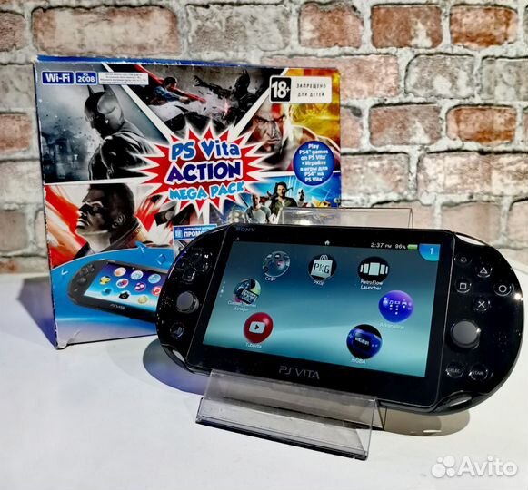 PS Vita 64 gb (ориг флешка) HEN + игры