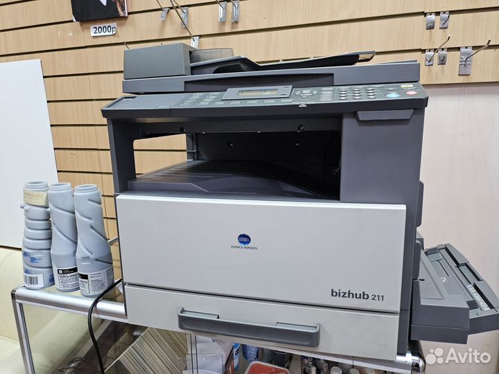 Мфу a3 лазерный рабочий Konica Minolta bizhub 211