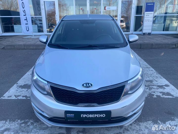 Kia Rio 1.6 AT, 2017, 182 000 км