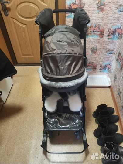 Детские санки-коляска