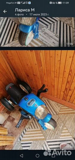 Детский мотоцикл на аккумуляторе