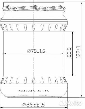 Банки стеклянные 500 мл (продажа от 500 шт.)