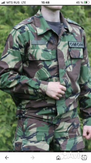 Костюм спецназ расцветка (кукла)