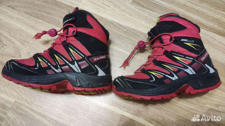 Детские зимние ботинки Salomon xa pro 30