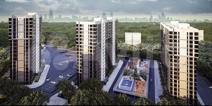 2-к. квартира, 69,3 м², 9/19 эт.