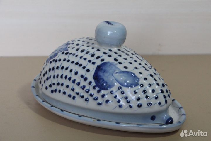 Масленка Ежик Гжель 70 е