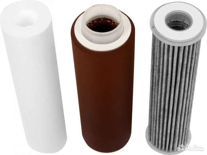 Набор картриджей трёхступенчатый для фильтра Гейзе