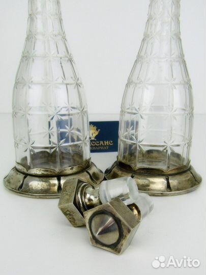 Графин старинный, пара Модерн Серебро 950 №6415