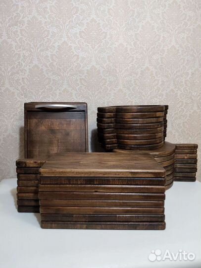 Деревянная посуда для дома и заведений