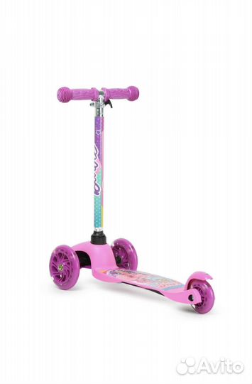Самокат трёхколёсный Kreiss Barbie для девочки нов