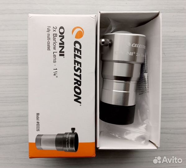 Линза Барлоу Celestron Omni 2х / 1.25