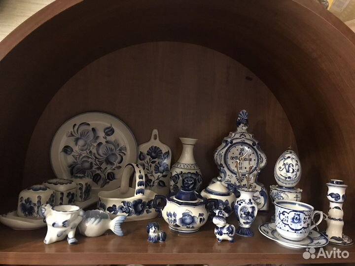 Гжель посуда