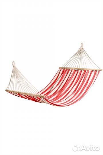 Гамак Полоска тканевый с перекладиной 2000х1300 по