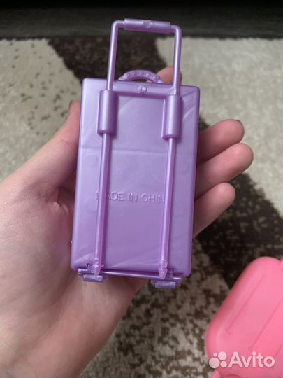 Сумка и чемодан для барби