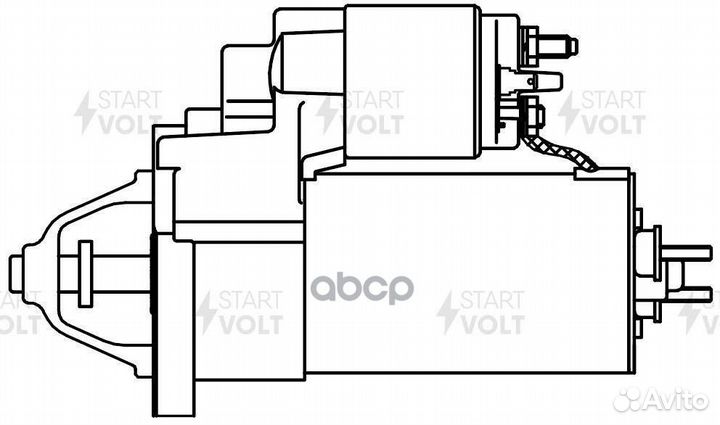 Стартер для а/м Volvo XC90 (02) 2.5T/S60 (00)