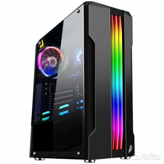 Корпус 1stplayer Rainbow R3-A ATX 1x120mm LED TG