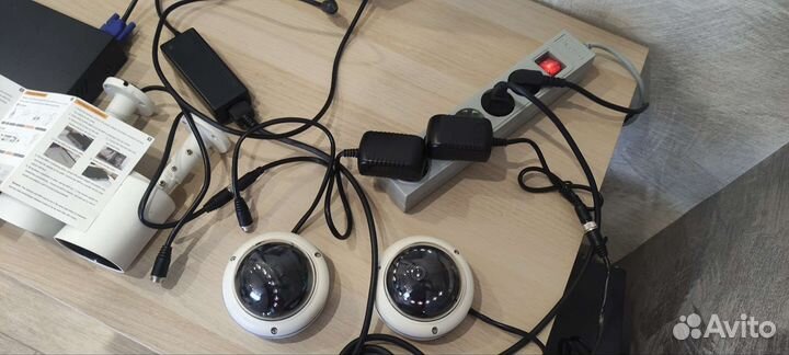 PLC комплект видеонаблюдения 4х1080p