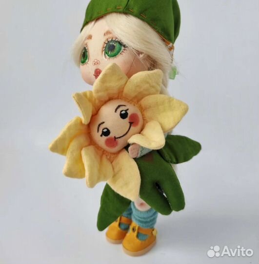 Текстильная интерьерная кукла