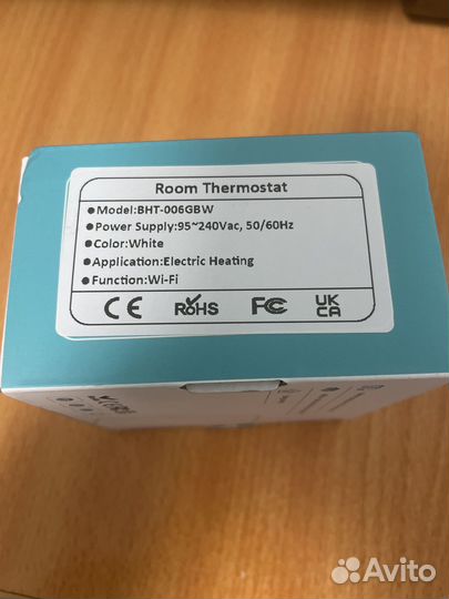 Wi-Fi термостат BHT-006 для теплого пола