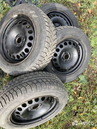 Колеса зимние с дисками 5/105. 205/60 R16