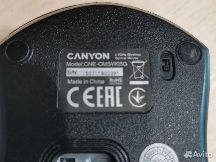 Беспроводная мышь Canyon