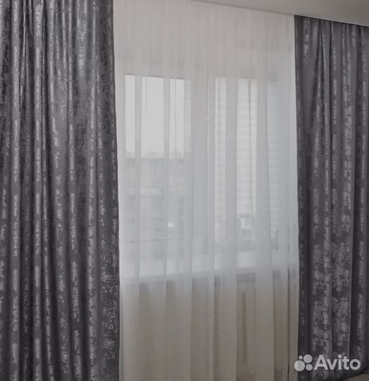 Комплект штор с тюлем