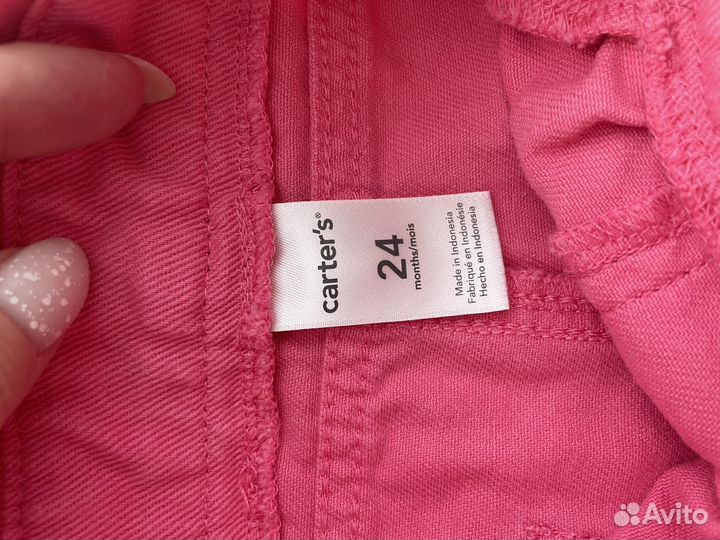 Джинсы комбинезон carter's