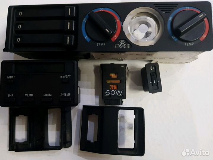 Переключатели центральной консоли BMW 5' E34 Ретро