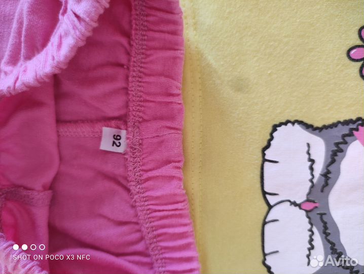 Летняя одежда для девочки р.86-92