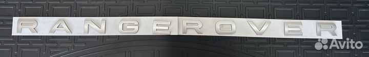 Range Rover буквы серебро LR надпись перед задняя