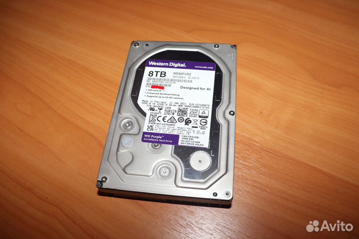 Жесткий диск 8Tb WD purpple