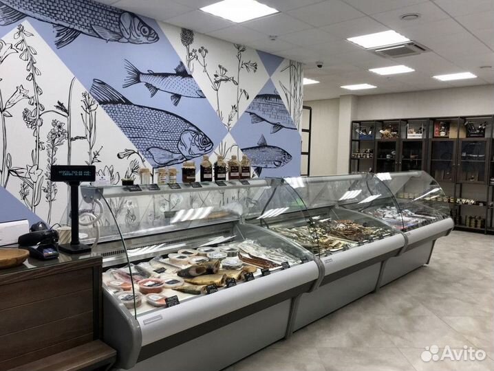 Рыбный магазин с оборудованием на продажу