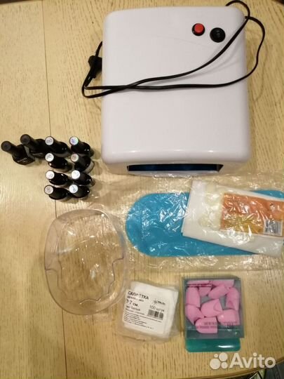 Набор для гель лака (лампа, лаки, топ + др)