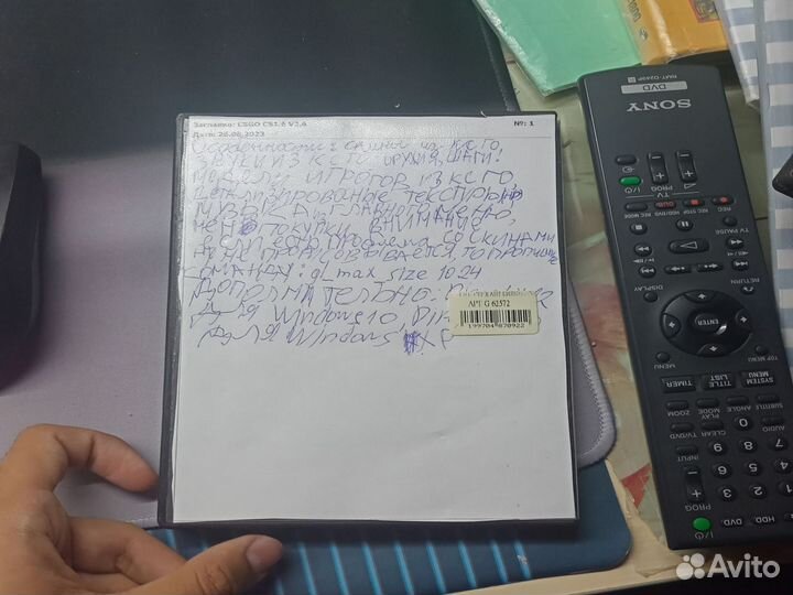 Dvd диск с игрой на пк csgo CS 1.6