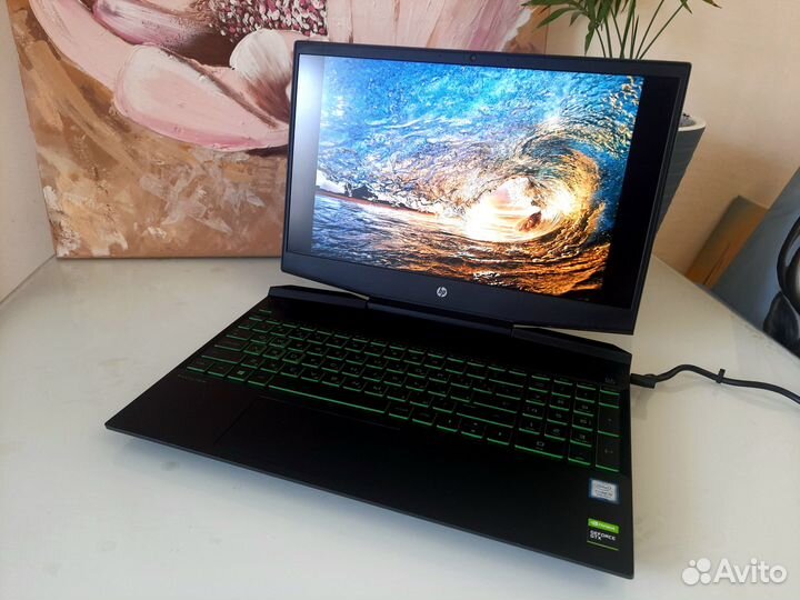 Игровой ноутбук HP pavilion gaming GTX 1660Ti