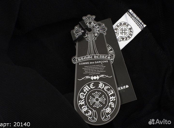 Худи chrome hearts BnW (М-L) черно-белое