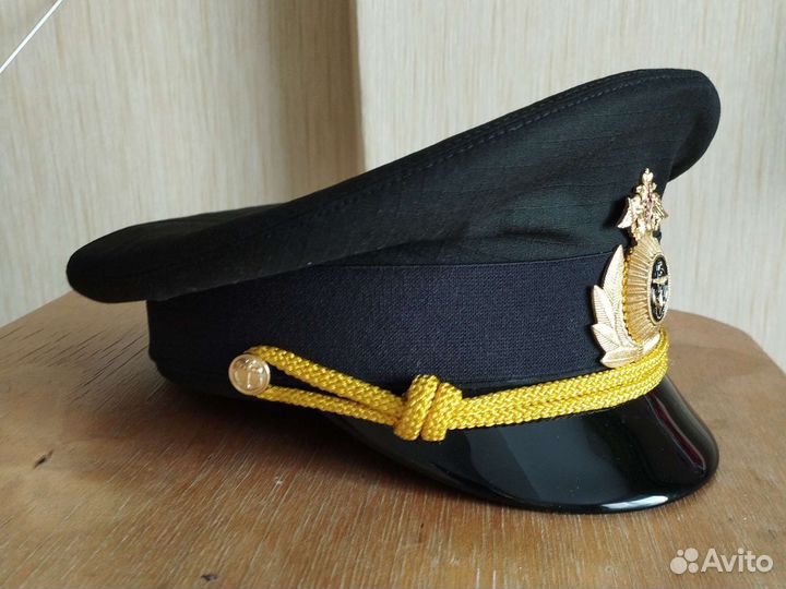 Фуражка офисная чёрная вмф