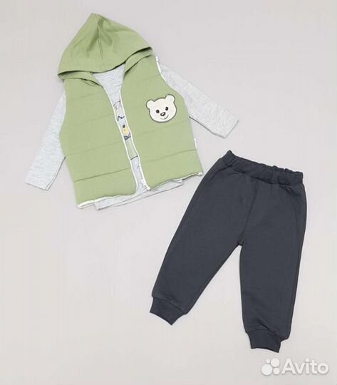 Детский костюм с жилетом Турция новый