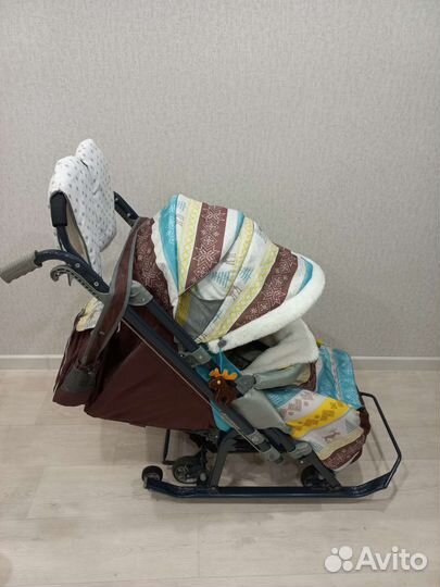 Детские санки коляска