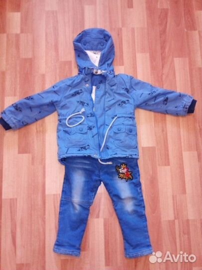 Теплый зимний костюм куртка брюки