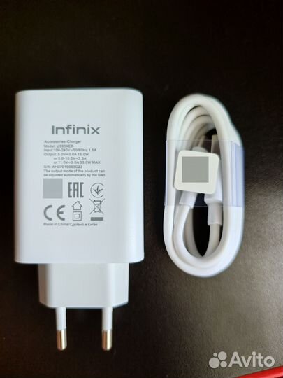 Оригинальное зу Infinix 45,33,18,10W. Honor 66,40W