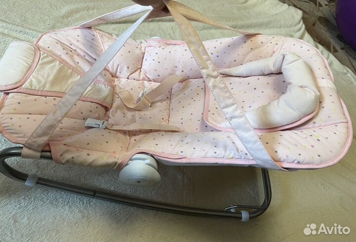 Кресло шезлонг качель Babyton